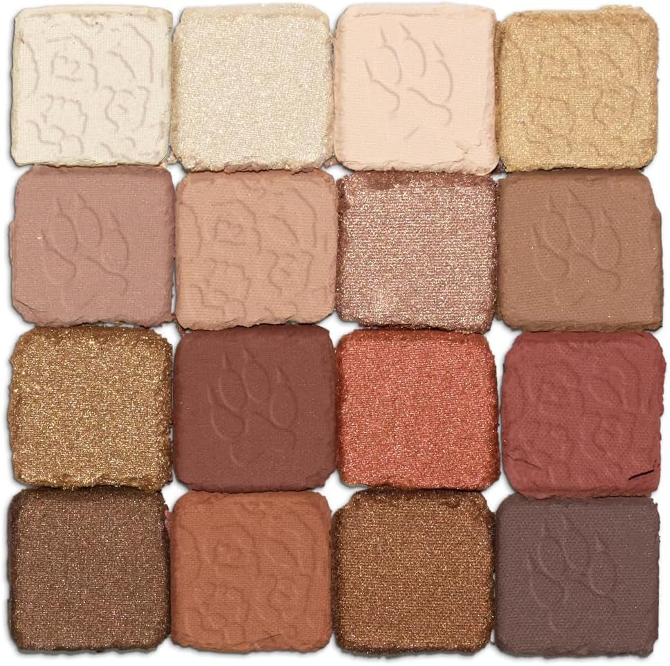 NYX Professional Makeup Paleta De Sombras De Ojos Ultimate Shadow Palette, 16 Sombras Ultra-Pigmentada, Larga Duración, Fórmula Vegana, Warm Neutrals