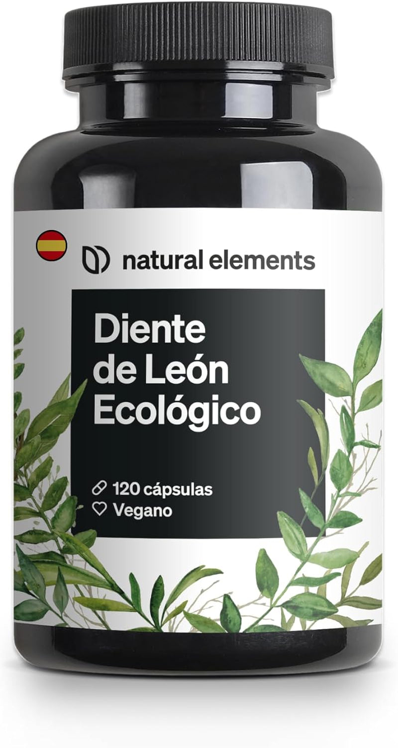 Diente De León Ecológico – 120 Cápsulas – 1.000 Mg De Extracto De Raíz De Diente De León / 2 Cápsulas – Alta Dosificación Con Relación 10 : 1 – Producto Vegano, De Alta Biodisponibilidad