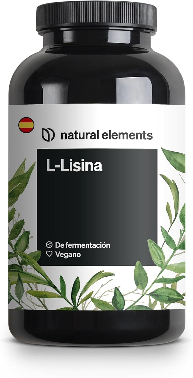 L-Lisina – 365 Cápsulas – 1.000 Mg Por Dosis Diaria – Procedente De Fermentación Vegetal – Producto Vegano, Alta Dosificación, Sin Aditivos – Producido Y Probado En Laboratorio En Alemania